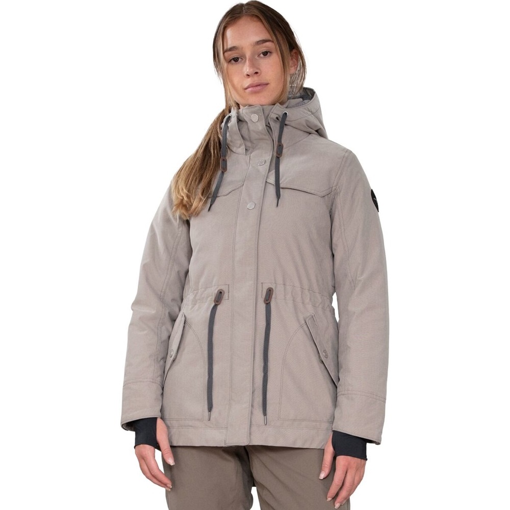 Women’s Obermeyer Celestia Jacket Grey Size 10 Regular